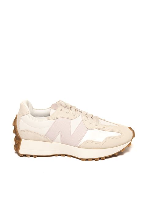 white/pink 327 sneaker NEW BALANCE | 327OR DSUEDE-WHT/PIK